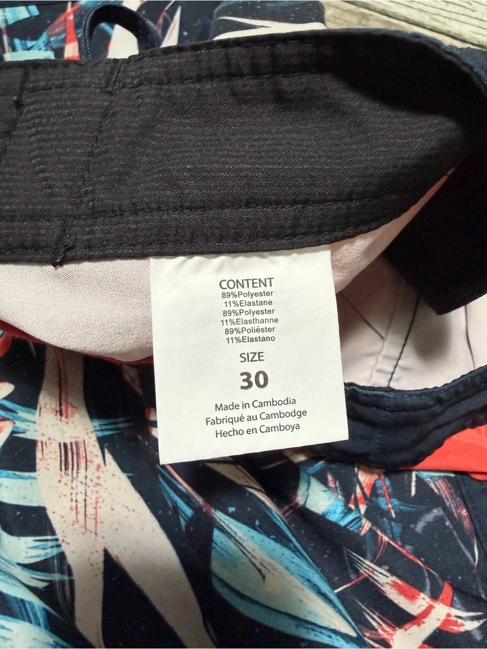 O’Neill Hyperfreak Floral Boardshorts Men’s 30 Red Blue (Inseam 9) Tropical